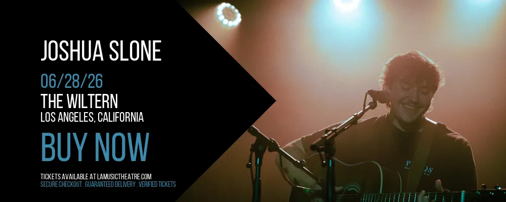 Joshua Slone at The Wiltern